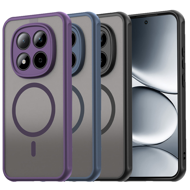 Matte Frosted Case - Magnetic Wireless Charging Matte Case For