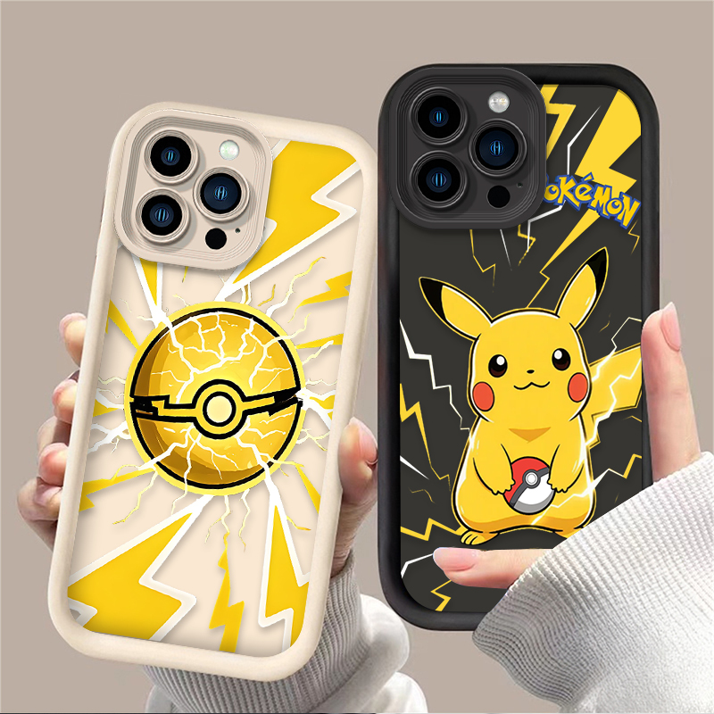 Phone Cases Otterbox - Cartoon Cute P-Pokemon Pikachu Soft Phone