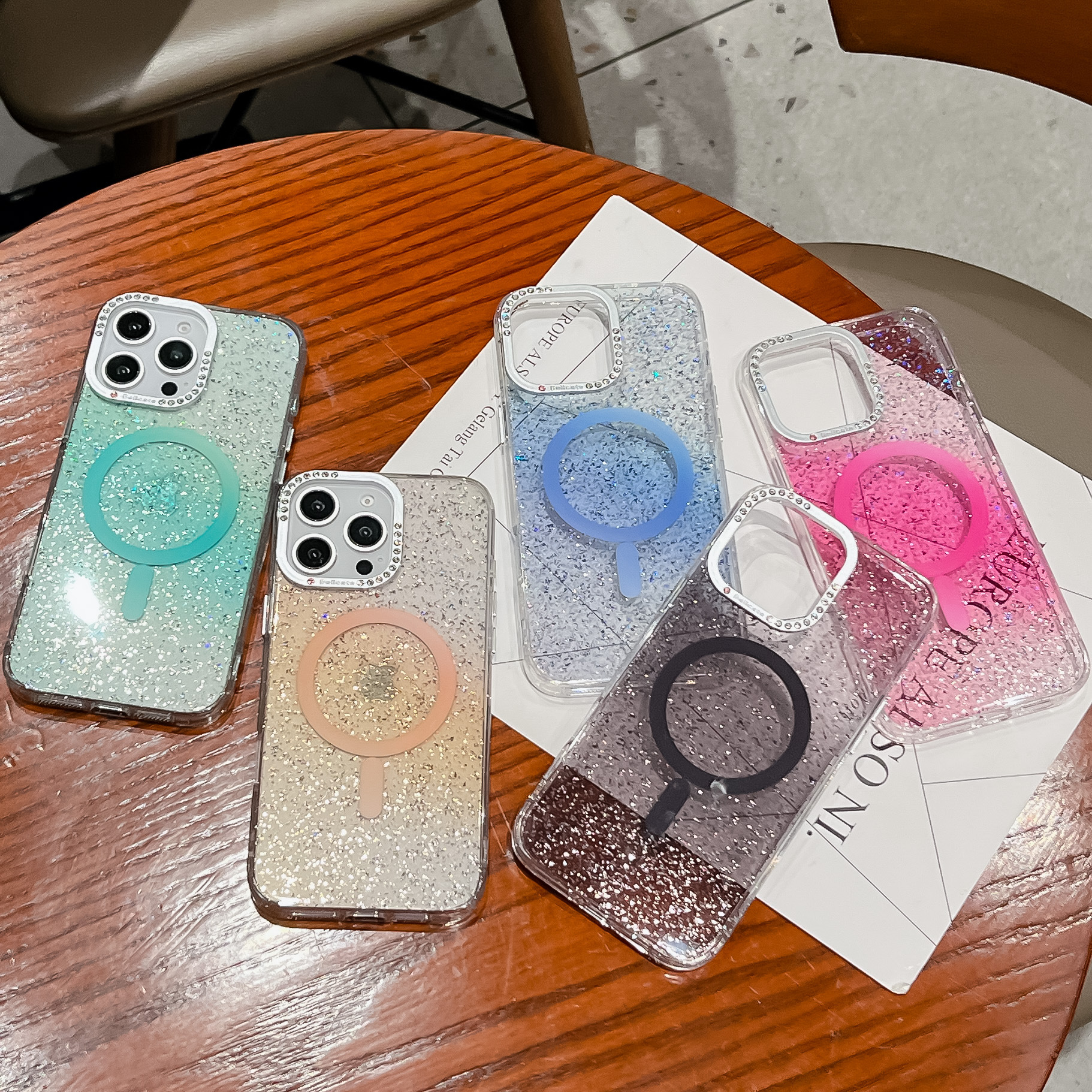 Phone Cases Vogue - Luxury Bling Glitter Phone Case For