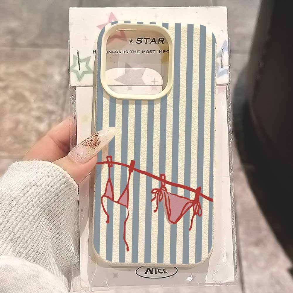 Phone Cases Otterbox - Blue White Striped Bikini Phone Case
