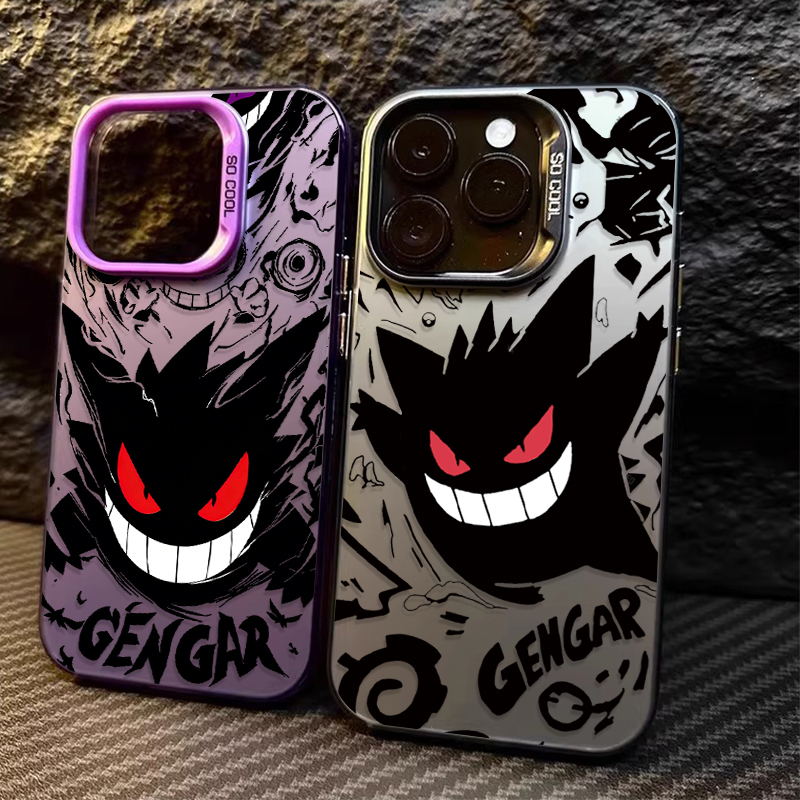 Phone Cases Iphone 11 - Cartoon P-Pokemon Gengar Plating Phone Case