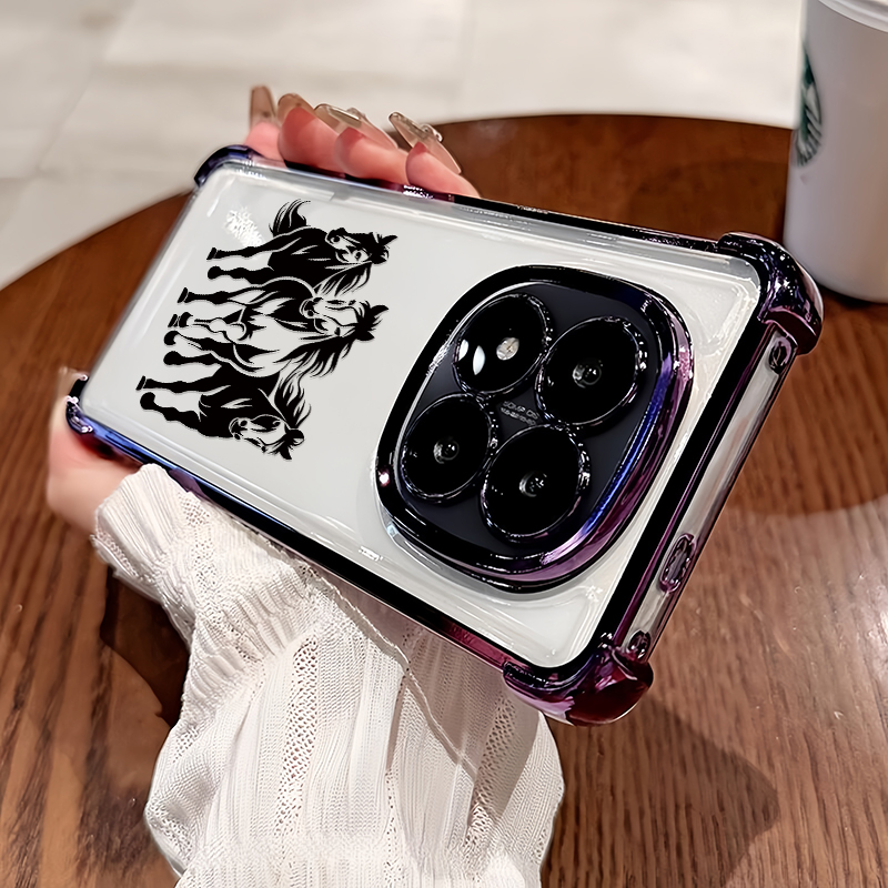 Phone Cases Vivo - Plating Clear Soft Phone Case For