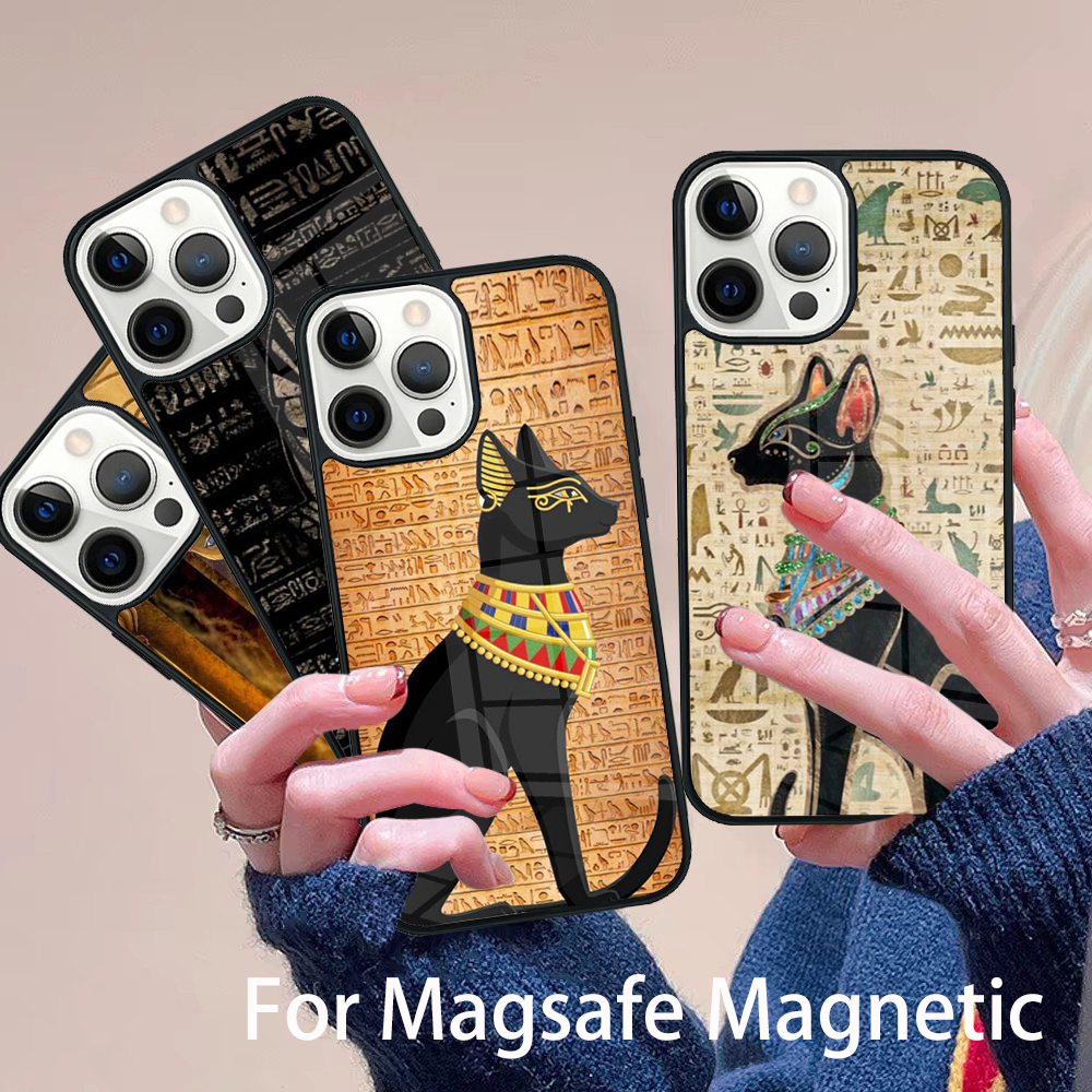 Phone Cases Egypt - Egypt Nefertiti Anubis Phone Case Magesafe