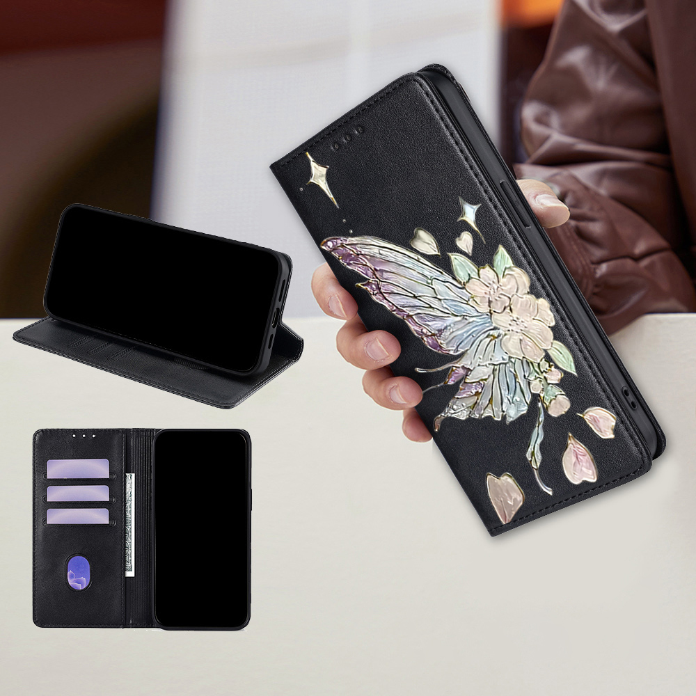Classic Phone Bag Flip Butterf - Phone Cases Vivo incelemesi ve fiyatı