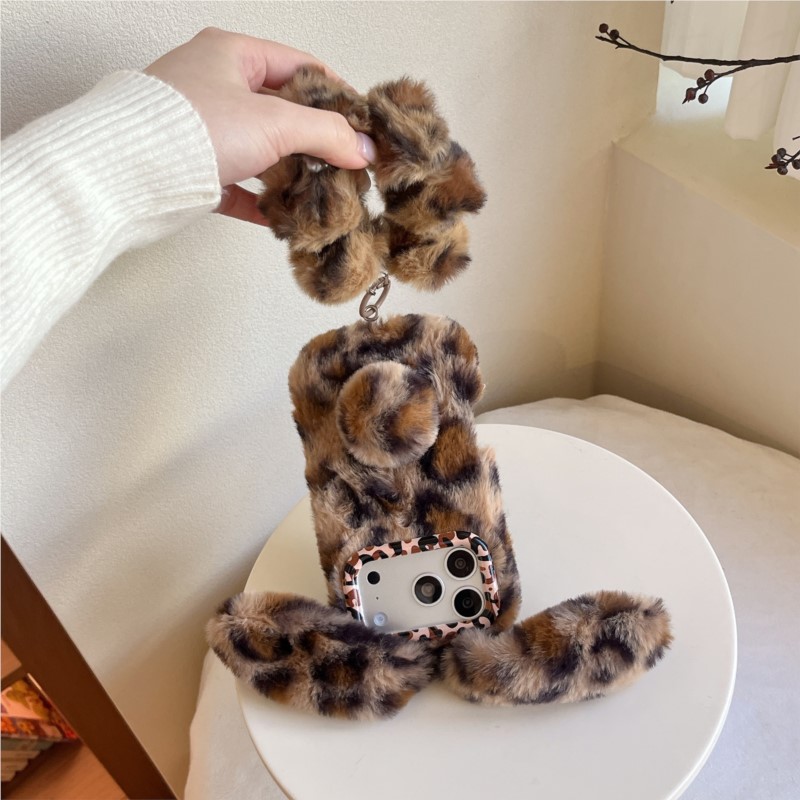 3D Leopard print Rabbit Plush  - Phone Cases Europe incelemesi ve fiyatı