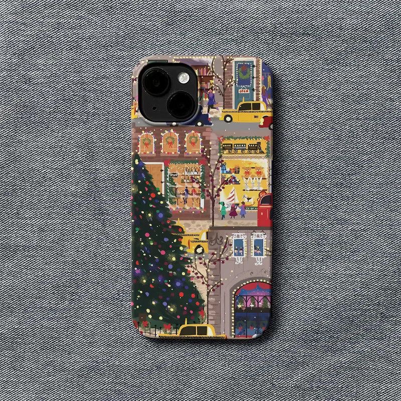 Christmas City Street Festive  - Phone Cases Nyc incelemesi ve fiyatı