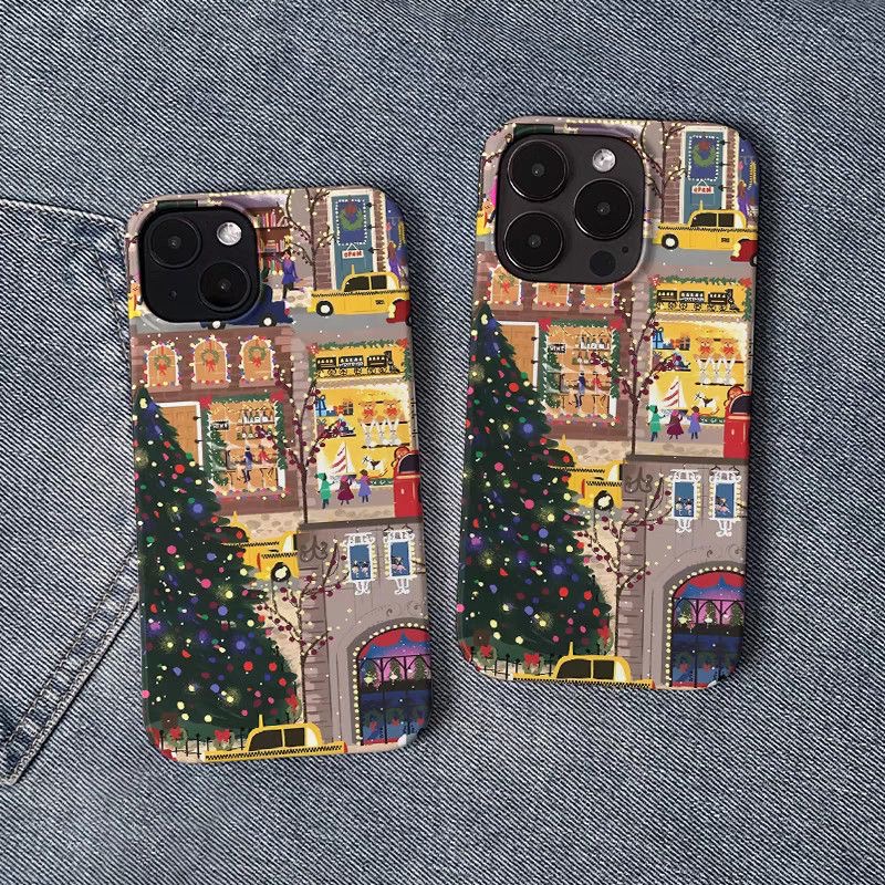 Christmas City Street Festive  - Phone Cases Nyc incelemesi ve fiyatı