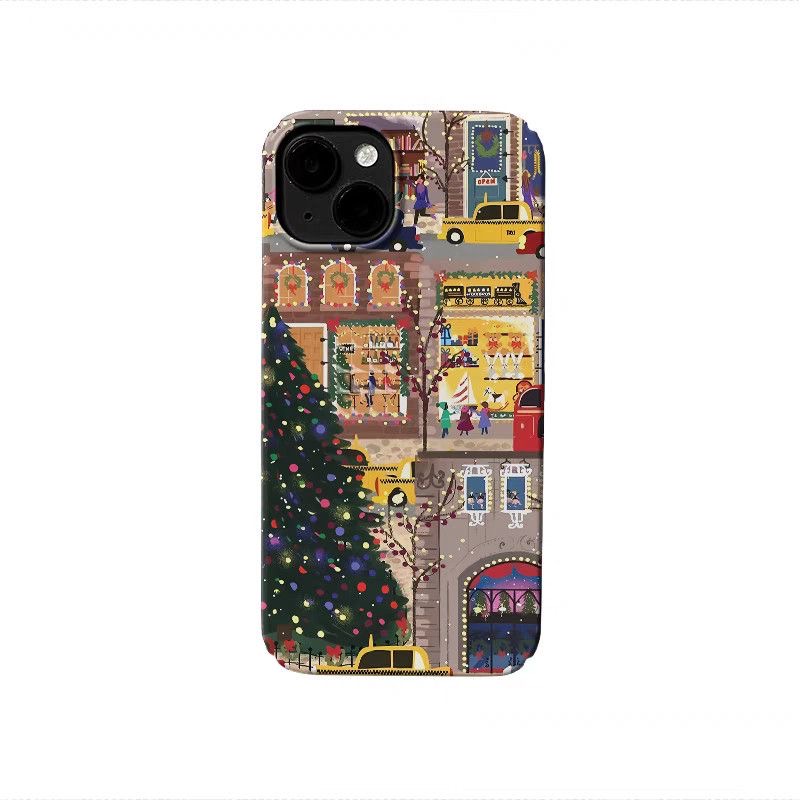 Christmas City Street Festive  - Phone Cases Nyc incelemesi ve fiyatı