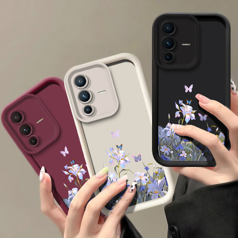 Fashion Flower Butterfly Print - Phone Cases Vivo incelemesi ve fiyatı