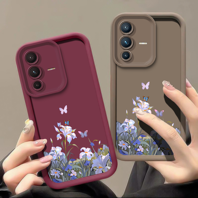 Fashion Flower Butterfly Print - Phone Cases Vivo incelemesi ve fiyatı