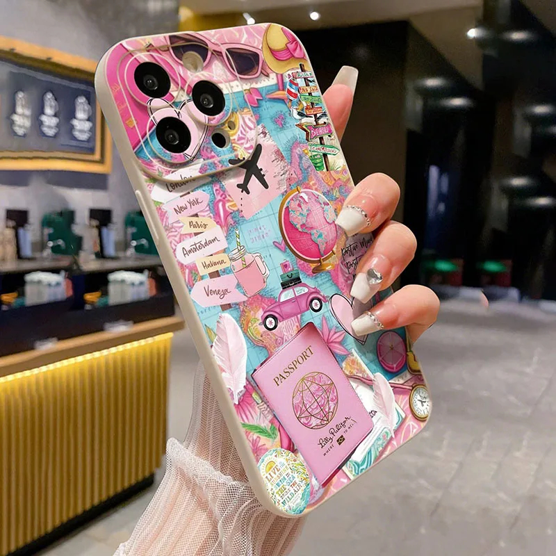 Travel Plane Printed Matte Ant - Phone Cases Otterbox incelemesi ve fiyatı