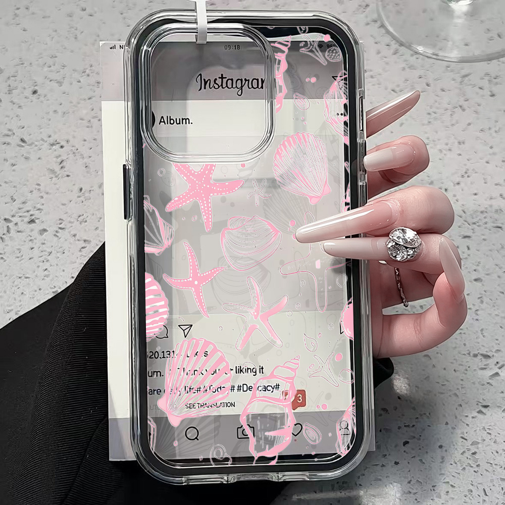 Summer Pink Seashell Clear Pho - Phone Cases Otterbox incelemesi ve fiyatı