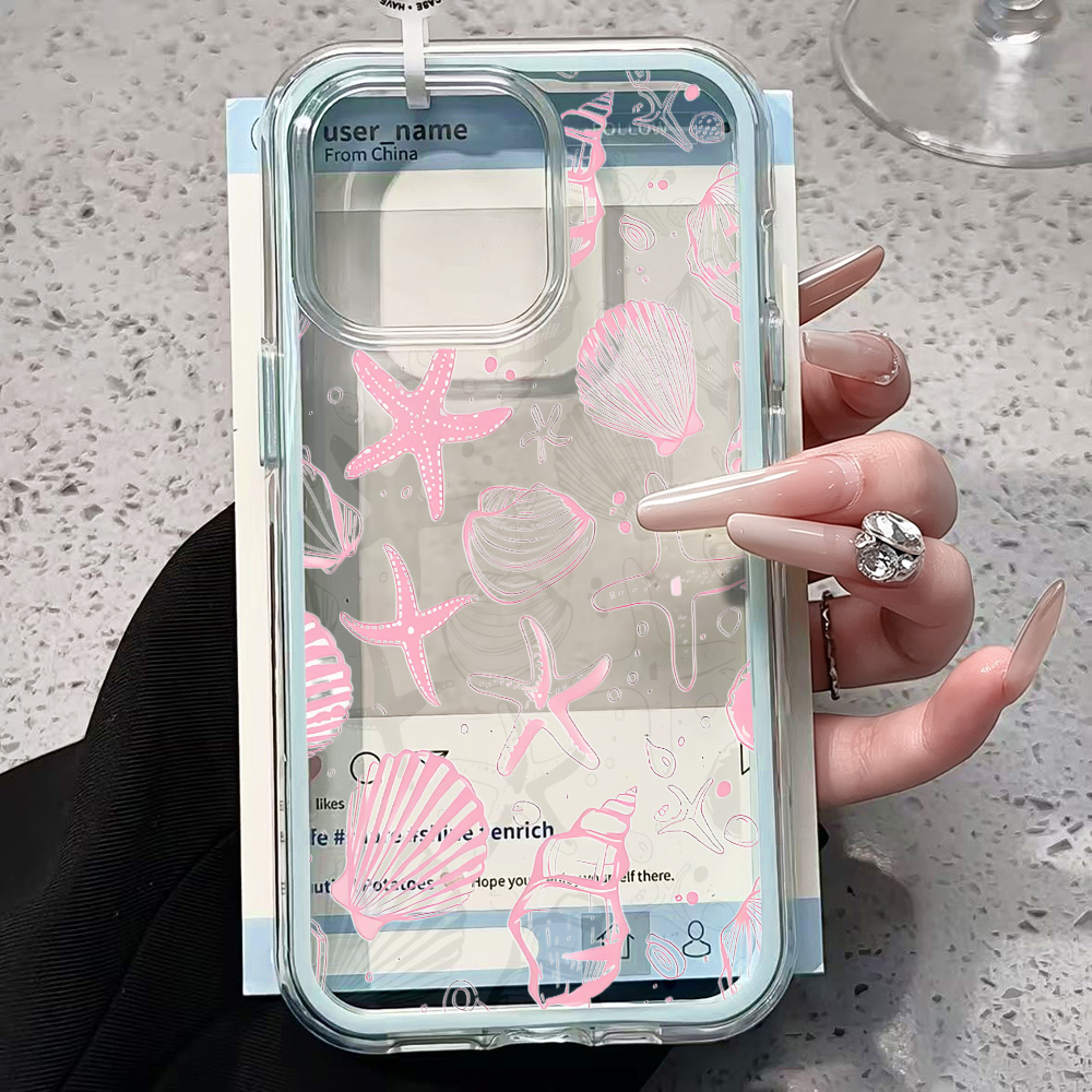 Summer Pink Seashell Clear Pho - Phone Cases Otterbox incelemesi ve fiyatı