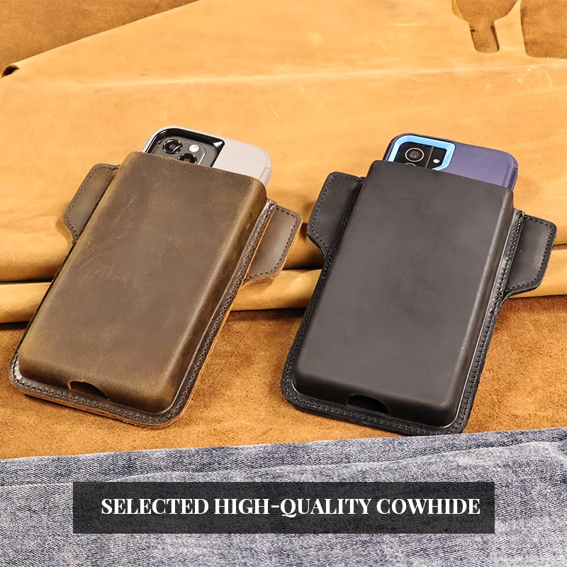 1PCTop Layer Cowhide Men's Mob - Phone Cases Quality incelemesi ve fiyatı