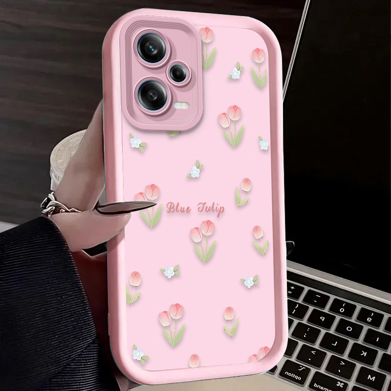 Retro Tulip Flower Phone Case  - Phone Cases Iphone 11 incelemesi ve fiyatı