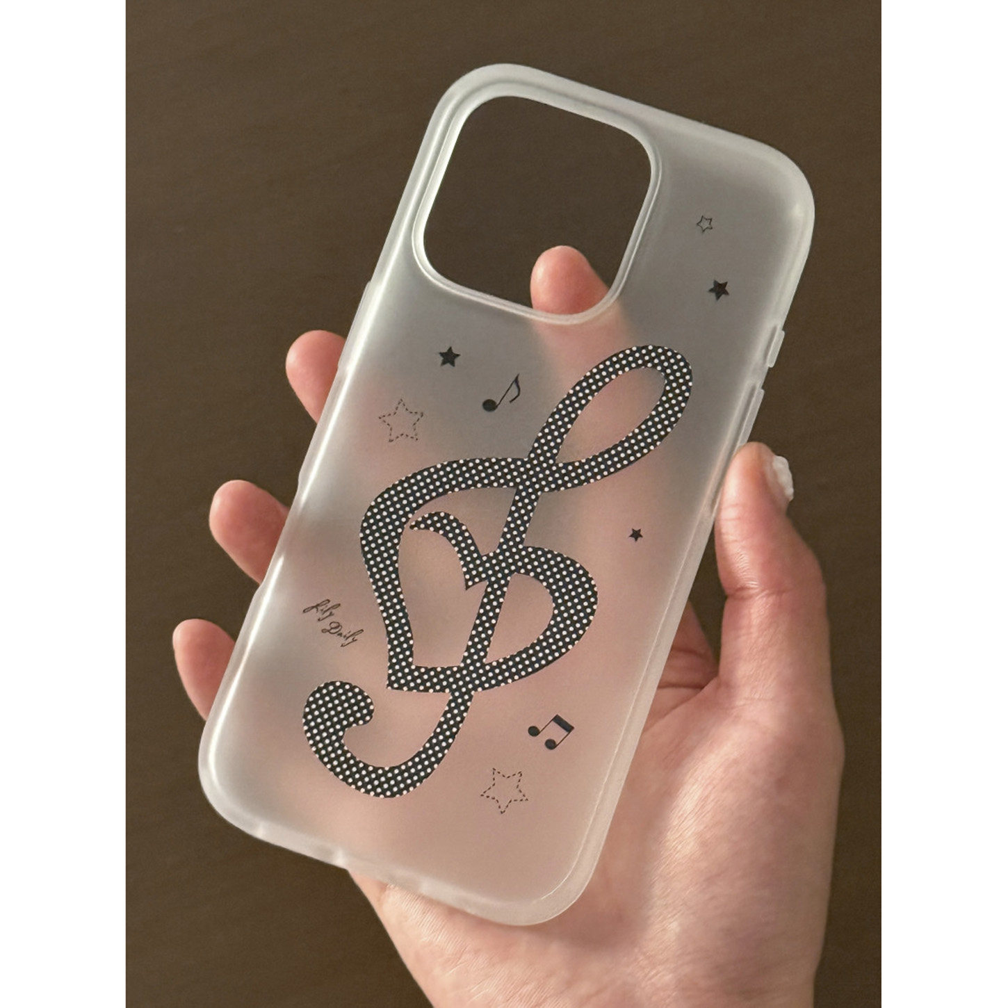Korean Ins Musical Note Froste - Matte Frosted Case incelemesi ve fiyatı