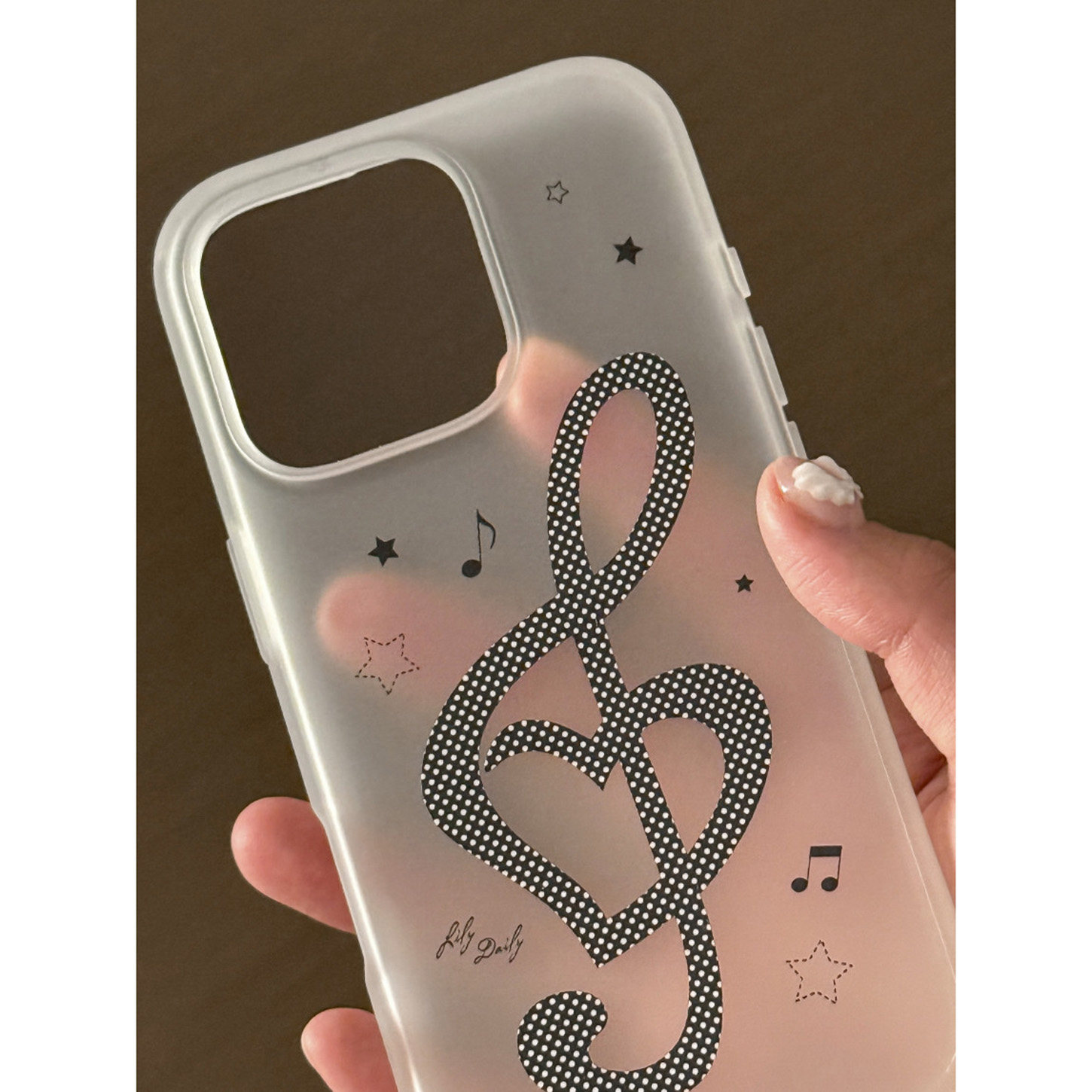 Korean Ins Musical Note Froste - Matte Frosted Case incelemesi ve fiyatı