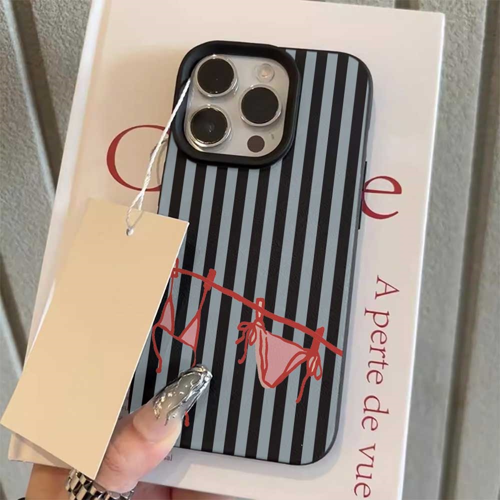 Blue White Striped Bikini Phon - Phone Cases Otterbox incelemesi ve fiyatı