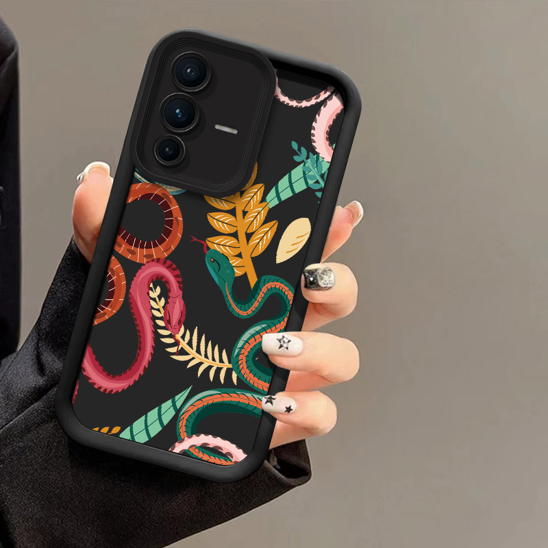 Luxury Snake Print Phone Case  - Phone Cases Vivo incelemesi ve fiyatı