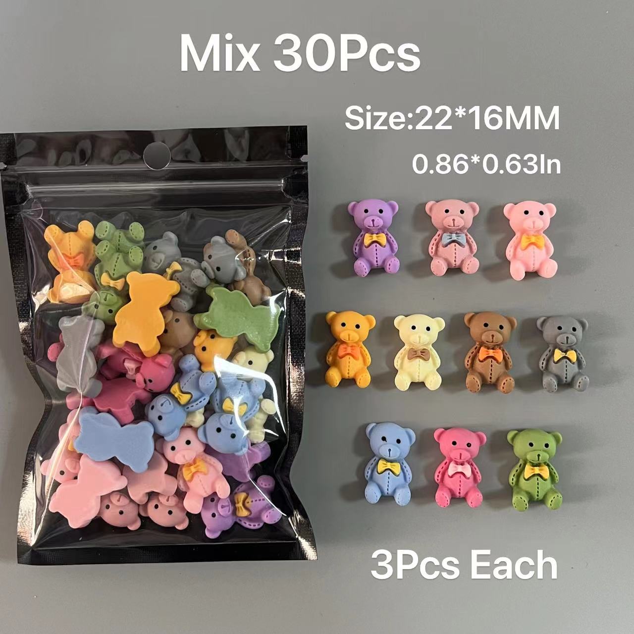 30Pcs Mix Cartoon Bear Bunny H - Phone Cases Europe incelemesi ve fiyatı
