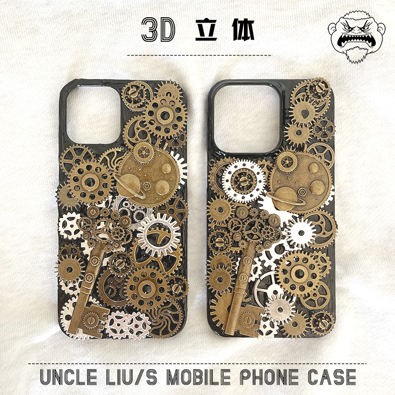 4128 3D Metal Gear Handmade Ph - Phone Cases Quality incelemesi ve fiyatı