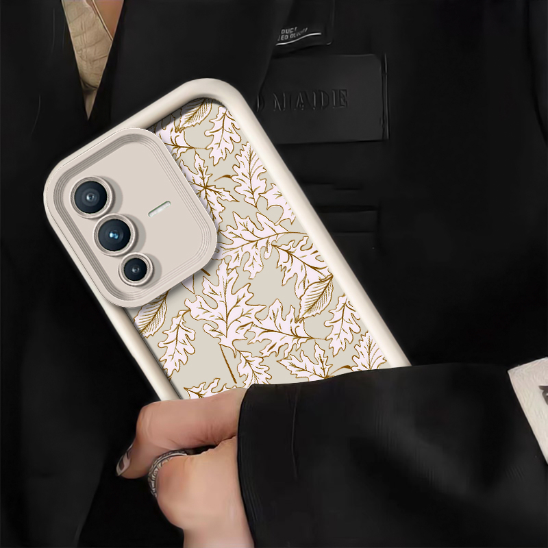 Leaves Pattern Phone Case For  - Phone Cases Vivo incelemesi ve fiyatı