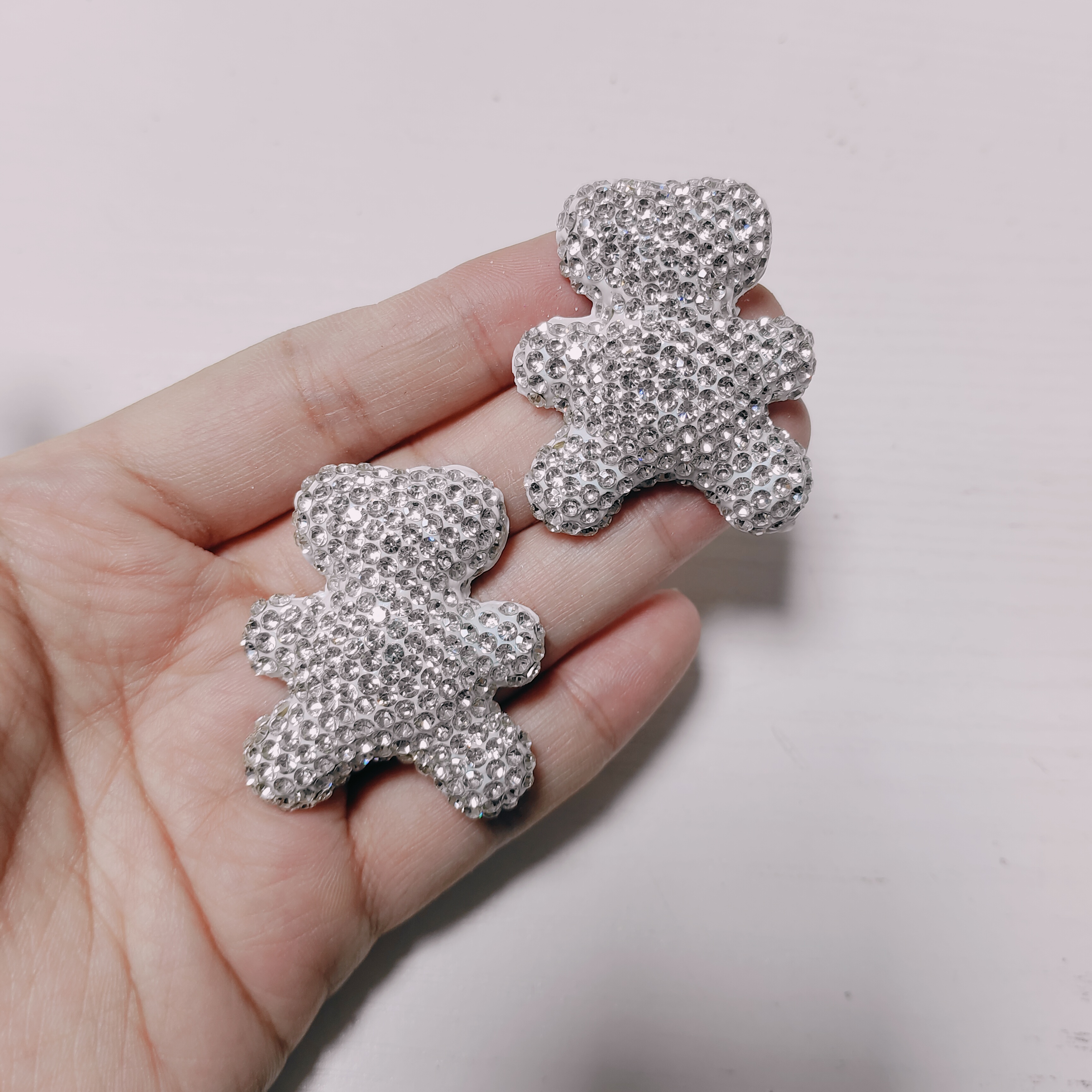 2Pcs Shiny Full Rhinestone Bea - Phone Cases Europe incelemesi ve fiyatı