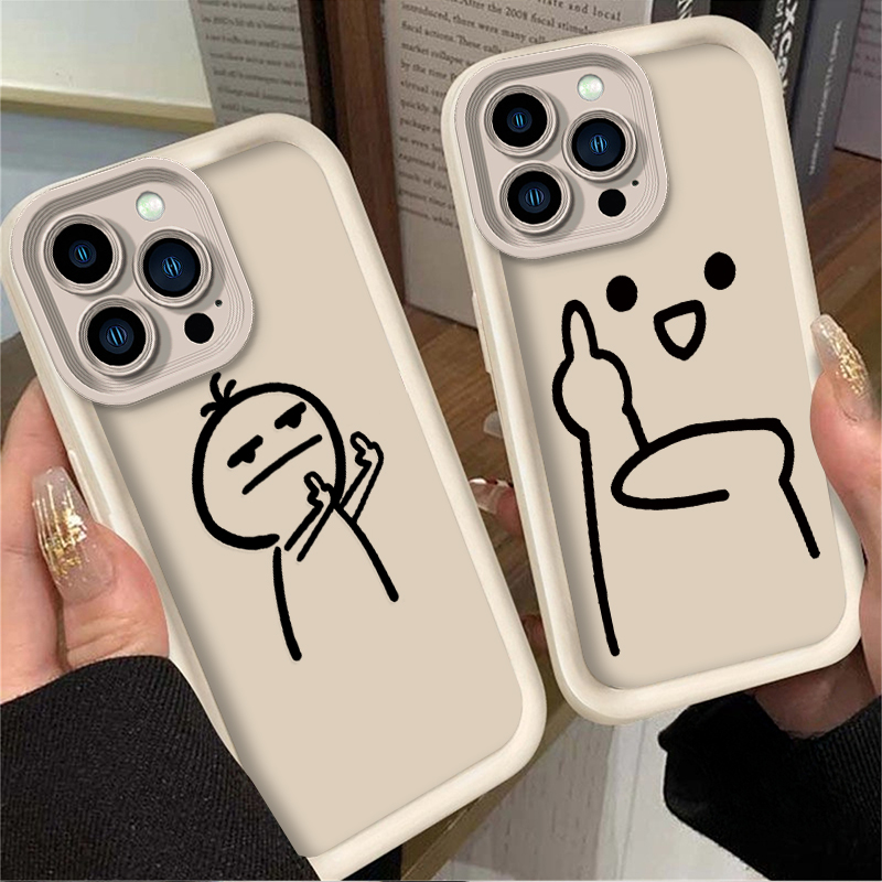 Cartoon Fun Stickman Soft Phon - Phone Cases Otterbox incelemesi ve fiyatı